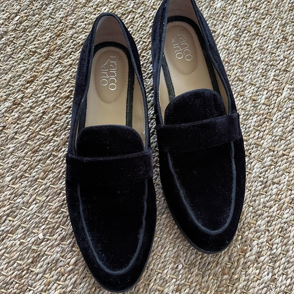 Franco Sarto Shoes - Women's Franco Sarto Black Velvet Loafers